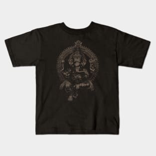 Ganesha : Dark Kids T-Shirt